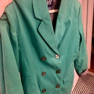 Vintage Green Gap Blazer Size 8